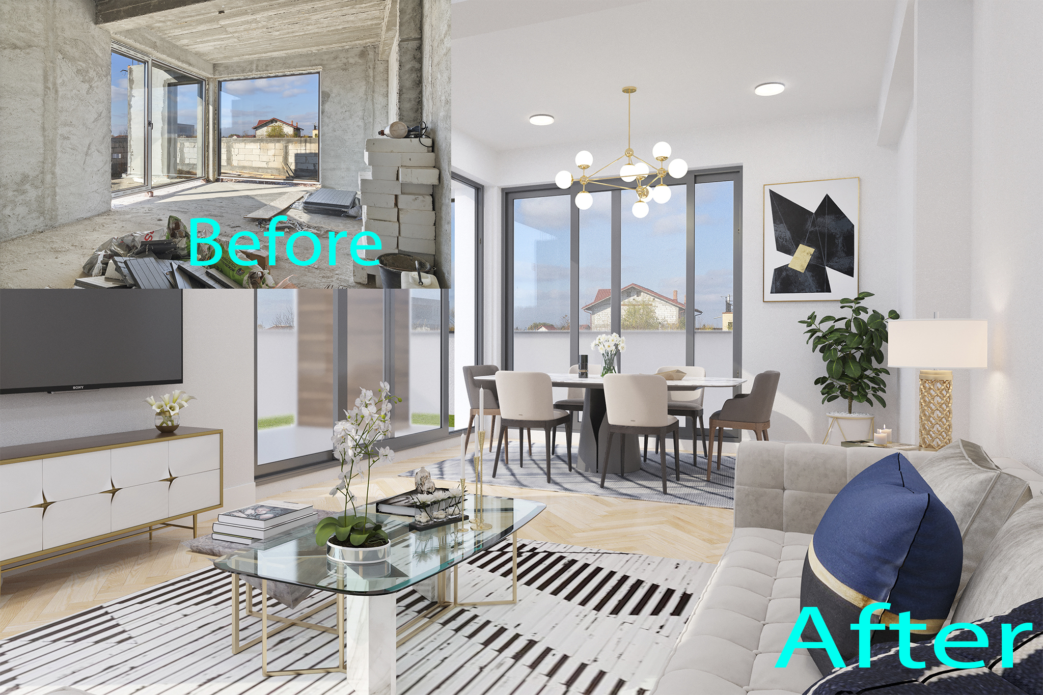 Virtual Renovation - Living Room